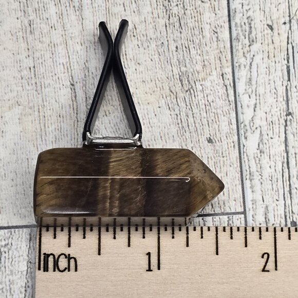Tiger Eye Crystal Tower Point Car Vent Clip - Picture 4 of 4